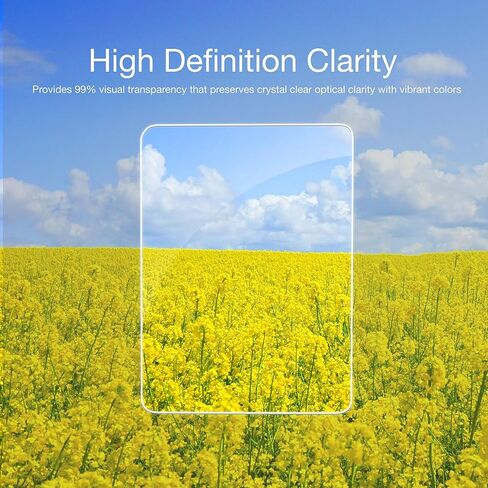 واقي شاشة BoxWave متوافق مع Yaesu FT5DR - ClearTouch Crystal (عبوتان)، غلاف فيلم عالي الدقة - يحمي من الخدوش in Kuwait