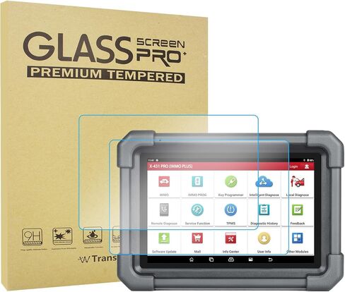 2 قطعة واقي للشاشة من الزجاج المقسى لـ LAUNCH X431 Pro IMMO Plus/LAUNCH X431 Pro منع الحركة زائد 8 بوصة in Kuwait