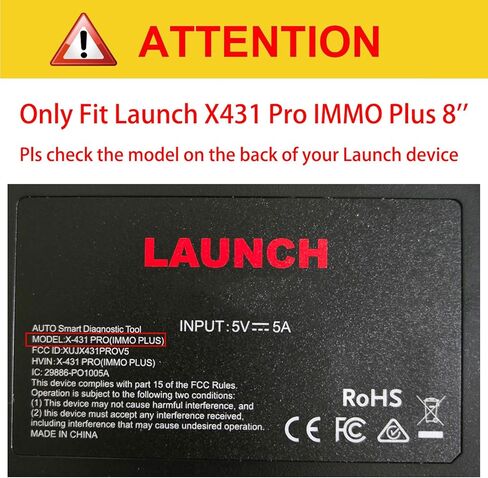 2 قطعة واقي للشاشة من الزجاج المقسى لـ LAUNCH X431 Pro IMMO Plus/LAUNCH X431 Pro منع الحركة زائد 8 بوصة in Kuwait