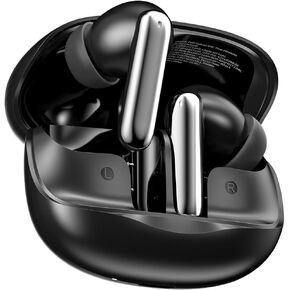 Hybrid Active Noise Cancelling Wireless Earbuds, 6 Mics AI Clear Calls, 12mm Drivers Deep Bass Stereo Sound, 30H Playtime, True Wireless Earbuds, Bluetooth 5.4 Ear Buds, Comfort Fit (Black) in Kuwait