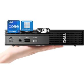 كمبيوتر سطح المكتب الصغير Pro Micro QCM1250 Business من Dell الجيل الرابع عشر i5-14500T (14 نواة، حتى 4.8 جيجا هرتز)، ذاكرة وصول عشوائي DDR5 سعة 16 جيجا بايت، محرك أقراص PCIe SSD سعة 512 جيجا بايت، دعم شاشة HDMI+DP مزدوجة، لوحة مفاتيح وماوس، واي فاي 6، وي in Kuwait