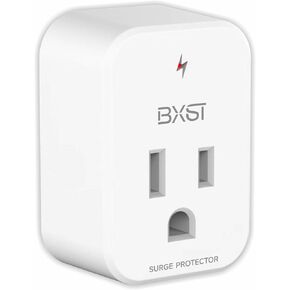 BXST منفذ واحد عرام حامي للثلاجة الصغيرة جدار الحنفية عرام حامي المكونات واحدة 120V مقبس صغير الحماية من البرق للكمبيوتر والتلفزيون والهاتف، PS5 والأجهزة المنزلية، 15A، 1800W، 4 حزمة in Kuwait