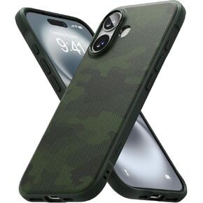 حافظة Ringke Onyx لهاتف iPhone 17 Pro Max، [تشعر بالارتياح في اليد] مقاومة للزيوت والأوساخ، أغطية عدسات فردية للكاميرات، غطاء خفيف الوزن بمقبض معزز غير قابل للانزلاق - أسود مموه in Kuwait