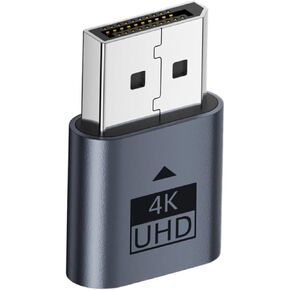 محاكي عرض الشاشة الافتراضية، برنامج تشغيل محاكاة إشارة 4K DP - محاكي العرض الظاهري | للكمبيوتر المحمول لعبة الكمبيوتر المضيف قفل شاشة العمل عن بعد in Kuwait