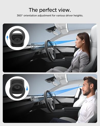 Spigen Tesla Air Vent Magsafe Mount [Upgraded Magnets & Optimized for FSD] Tesla Accessories Magnetic Phone Mount for 2025 2026 Model Y Juniper & 2024+ Model 3 Highland Standard & Premium in Kuwait