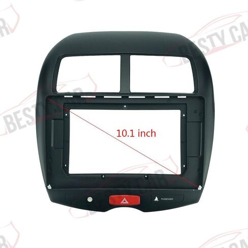Fits for Mitsubishi ASX Peugeot 4008 Cirroen C4 Mitsubishi RVR Outlander Sport Car Radio Stereo Fascia Frame Double DIN 10.1 inch Dash Installation Mounting Kit in Saudi Arabia