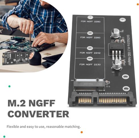 M.2 Adapter M2 to Adapter M.2 to Adapter M.2 NGFF Converter 2.5inch SATA3 Card B Key for 2230-2280 M2 SSD in Saudi Arabia