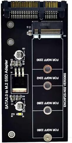 M.2 Adapter M2 to Adapter M.2 to Adapter M.2 NGFF Converter 2.5inch SATA3 Card B Key for 2230-2280 M2 SSD in Saudi Arabia