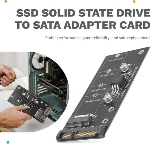M.2 Adapter M2 to Adapter M.2 to Adapter M.2 NGFF Converter 2.5inch SATA3 Card B Key for 2230-2280 M2 SSD in Saudi Arabia