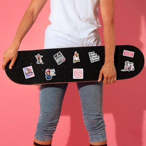 50 Pcs Women Hardhat Sticker Female Blue Collar Stickers Waterproof Vinyl Inspiring Career Decals Water Bottle Helmet Fridge Toolbox Phone Laptop Hard Hat Christmas Gifts for Girls Ladies Mom in Saudi Arabia