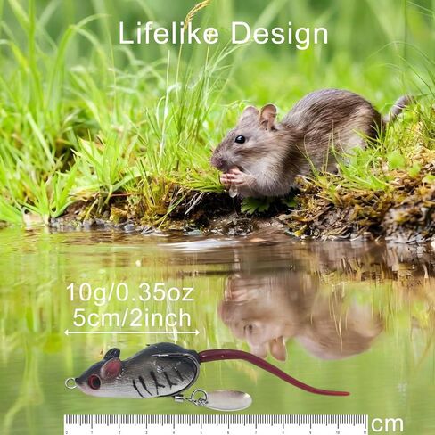 طعم الفئران، طُعم صيد الفأر، طعوم مائية علوية لصيد الأسماك، خطافات تهزهز من الفئران الناعمة الخالية من الأعشاب للمياه المالحة والمياه العذبة in Kuwait