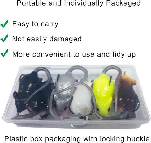 طعم الفئران، طُعم صيد الفأر، طعوم مائية علوية لصيد الأسماك، خطافات تهزهز من الفئران الناعمة الخالية من الأعشاب للمياه المالحة والمياه العذبة in Kuwait