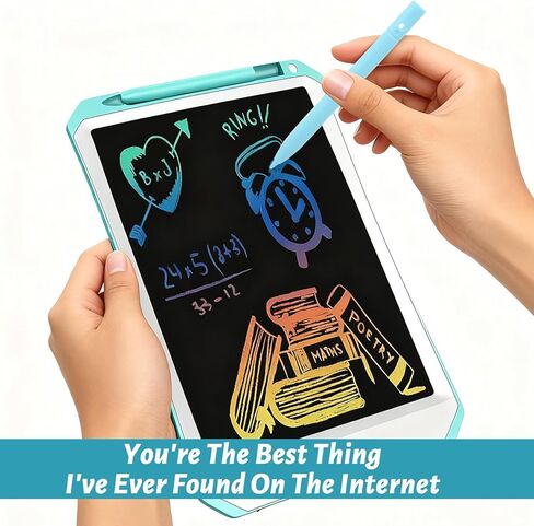 6 عبوات من أقلام الرسم البديلة للوحة رسومات الشعار المبتكرة، قلم رسم طويل 4.45 بوصة لكتابة شاشات LCD، أقلام كتابة ملونة مع 6 حبال تعليق in Kuwait