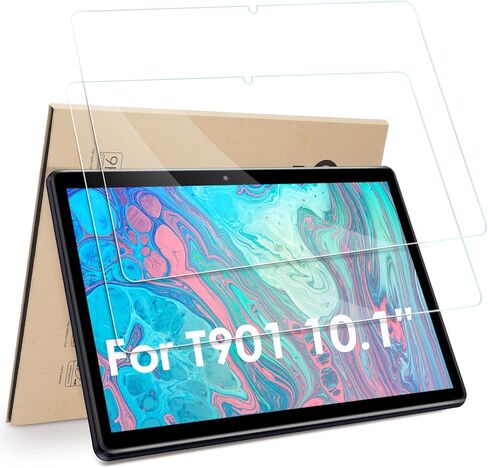 واقي شاشة مكون من قطعتين متوافق مع Relndoo T901 10.1" 2025، زجاج مقسى [وضوح HD] [9 صلابة] [مضاد للخدش] in Kuwait