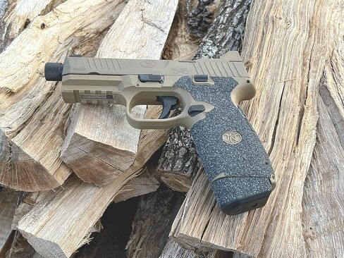 شريط قبضة مسدس Handleitgrips متوافق مع FN 545 وFN 510 - شريط قبضة مسدس مطاطي أسود، سهل التركيب، قطع غيار وإكسسوارات المسدس، مملوكة للمحاربين القدامى، صنع في الولايات المتحدة الأمريكية in Saudi Arabia
