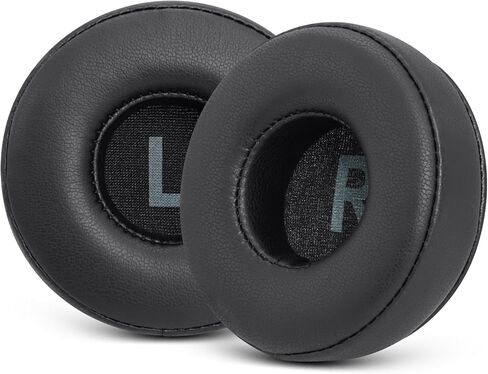وسائد أذن بديلة من GVOEARS لـ JBL Tune 450BT / Tune 460BT / Tune 500BT / Tune 510BT / Tune 520BT / JR 300BT / JR 310BT / E40BT، وسائد الأذن مع جلد البروتين وإسفنج الذاكرة - أسود in Saudi Arabia