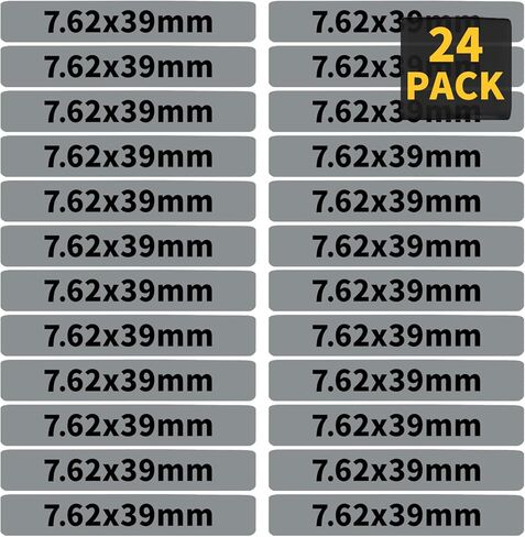 24 Pack Miaozhun 7.62x39mm Magazine Marking Bands 7.62x39 Magazine Caliber Identification in Saudi Arabia
