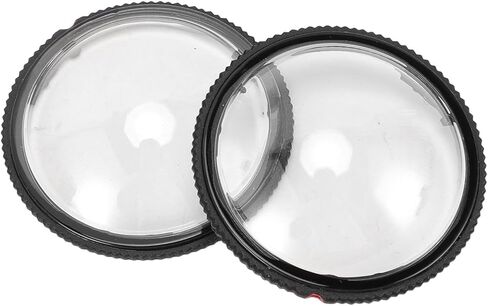 2Pcs Lens Guard Cover for X4 Lens Protector Case, Action Camera Accessories with Removable Twist Lock, Protective Cover Caps Dust & Drop Resistants High Definition Picture in Saudi Arabia