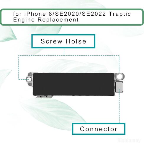 iPhone 8/SE محرك الاهتزاز استبدال محرك Taptic مع طقم إصلاح أداة الإصلاح لـ A1863 A1905 A1906 in Saudi Arabia