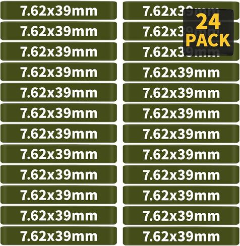 24 Pack Miaozhun 7.62x39mm Magazine Marking Bands 7.62x39 Magazine Caliber Identification in Saudi Arabia