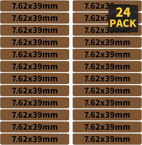 24 Pack Miaozhun 7.62x39mm Magazine Marking Bands 7.62x39 Magazine Caliber Identification in Saudi Arabia