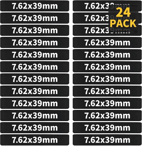24 Pack Miaozhun 7.62x39mm Magazine Marking Bands 7.62x39 Magazine Caliber Identification in Saudi Arabia
