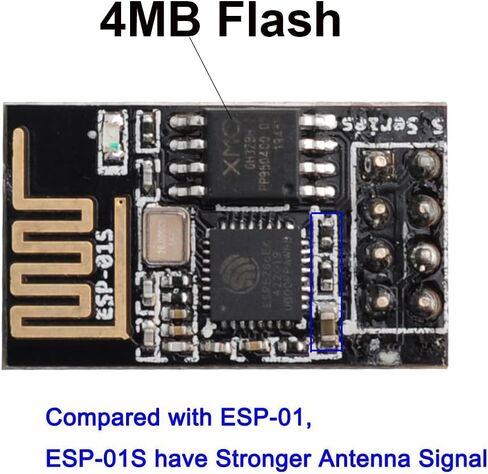 وحدة ESP8266 ESP-01S + هوائي WiFi 2.4G in Saudi Arabia
