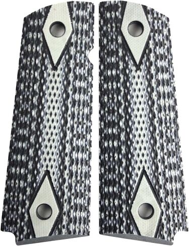 1911 Slim Line Full Size Compact 1911 EMP Grips Double Diamond G10 with Ambi Magwell Bobtail Roundbutt Bottom Cut Options in Saudi Arabia