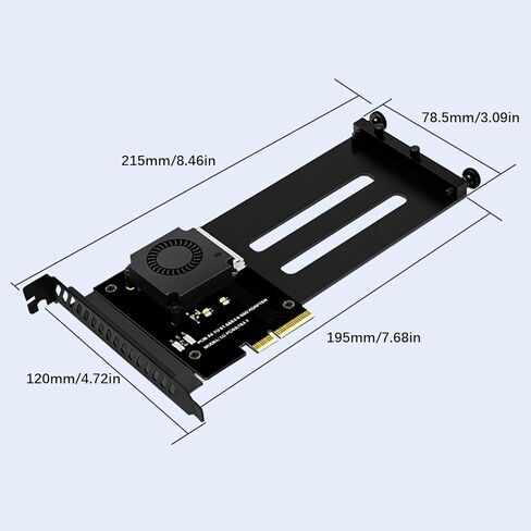 محولات PCIe 5.0 E1S عالية بما في ذلك مروحة التبريد لمصفوفات محركات الأقراص الصلبة NVMe في مروحة تخزين عالية الكثافة مبردة in Kuwait