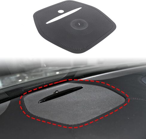 Dash Speaker Grille Cover Compatible with Mercedes-Benz GLE ML Class W166/ GL GLS Class X166, Stainless Steel Car Dash Audio Horn Net Covers Trim Protection Interior Accessories in Saudi Arabia