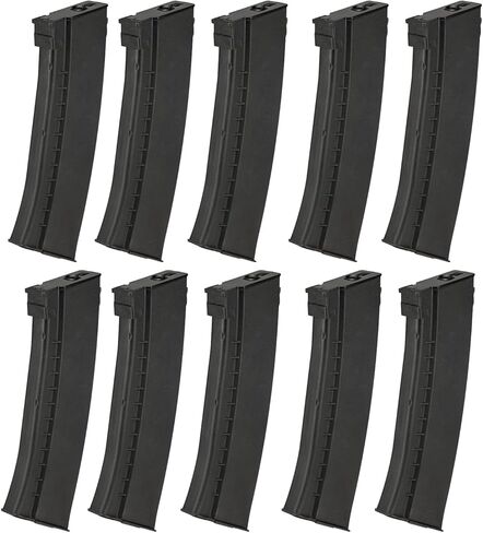 مجلة Lancer التكتيكية 140 Round AK Airsoft متوسطة السعة (اللون: أسود) in Saudi Arabia