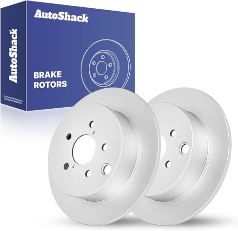 AutoShack Rear Brake Rotors | Replacement For 2012-2023 Subaru Impreza 2013-2015 XV Crosstrek 2014-2018 Forester 2016-2023 Crosstrek 2.0L 2.5L AWD | 2-PC Set in Saudi Arabia