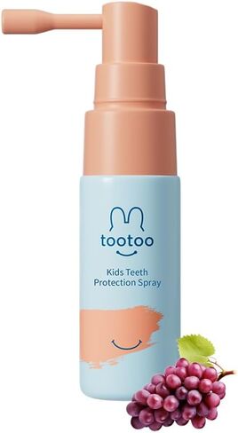 TooToo Kids Oral Spray, Xylitol Toddler Toothpaste Helper for Newborn to Kids, Toddler Essentials, Grape Flavor in Saudi Arabia