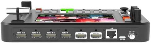 NeoLive R2 Plus Video Switcher for Live Streaming Mixer, 1080P 60Hz HDMI Output, 4 Channel Audio Switcher, Support Recording in Kuwait