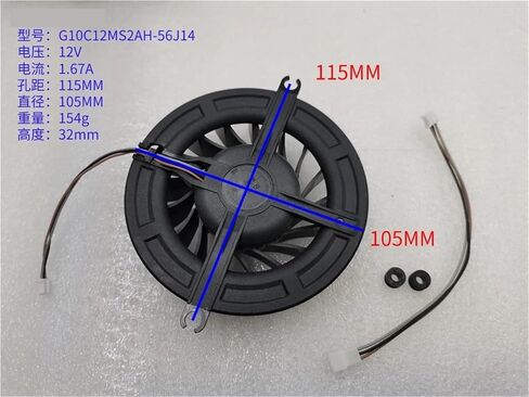 G10C12MS2AH-56J14 for PlayStation3 Play Station PS3 Slim Internal 17 Blade Cooling Fan in Saudi Arabia