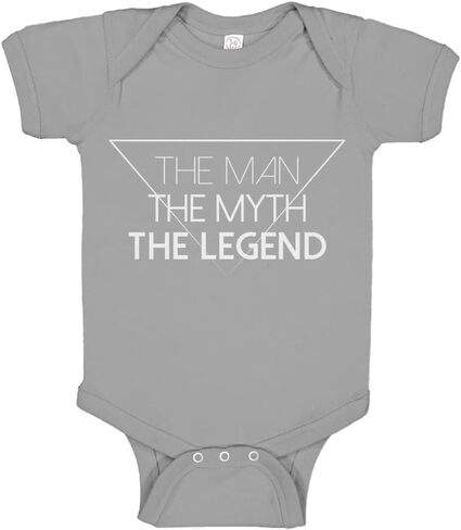 Indica Plateau Baby Romper The Man The Myth The Legend 100% Cotton Infant Bodysuit in Saudi Arabia