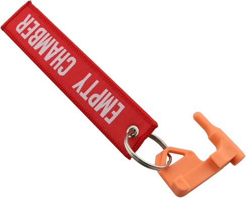 Safety Flag ZCZQC 4pcs Orange AR15 Safety Flags with 4pcs Red Nylon Tags for Toy Gun in Saudi Arabia