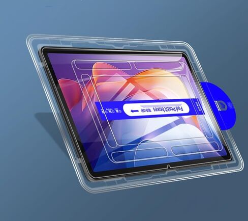 واقي شاشة من الزجاج المقسى شفاف متوافق مع Xiaomi Redmi Pad 2 2025 11.0 بوصة، مع أداة المحاذاة التلقائية in Saudi Arabia