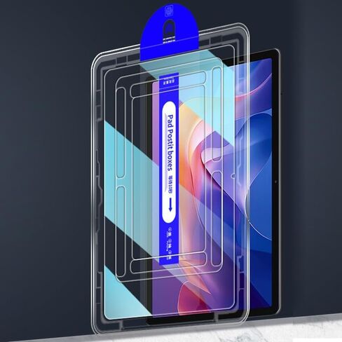 واقي شاشة من الزجاج المقسى شفاف متوافق مع Xiaomi Redmi Pad 2 2025 11.0 بوصة، مع أداة المحاذاة التلقائية in Saudi Arabia