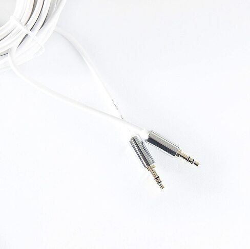 OMNIHIL 30 Feet Auxillary AUX Cable Compatible with Sylvania 39? 2.1 Wireless SUB Bluetooth SOUNDBAR FM Radio (SB379W) in Saudi Arabia