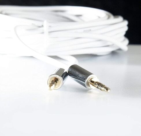 OMNIHIL 30 Feet Auxillary AUX Cable Compatible with Sylvania 39? 2.1 Wireless SUB Bluetooth SOUNDBAR FM Radio (SB379W) in Saudi Arabia