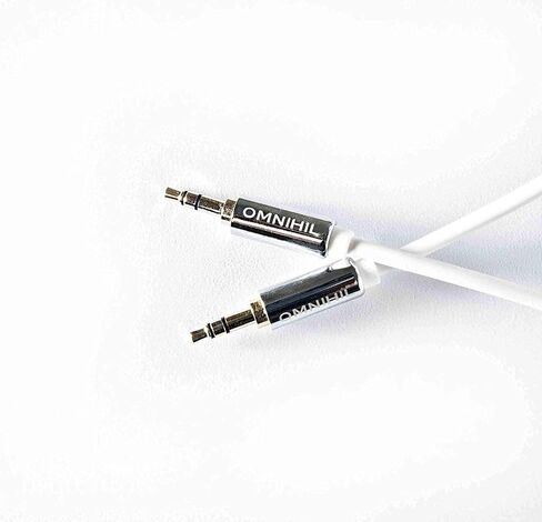 OMNIHIL 30 Feet Auxillary AUX Cable Compatible with Marshall Monitor Over-Ear Headphones in Saudi Arabia