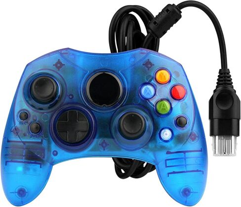 OSTENT Wired Controller S Type 2 A for Microsoft Old Generation Xbox Console Video Game Color Black in Saudi Arabia