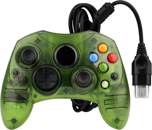 OSTENT Wired Controller S Type 2 A for Microsoft Old Generation Xbox Console Video Game Color Black in Saudi Arabia