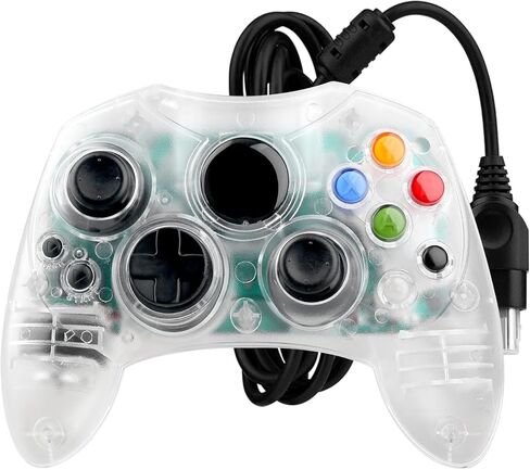 OSTENT Wired Controller S Type 2 A for Microsoft Old Generation Xbox Console Video Game Color Black in Saudi Arabia