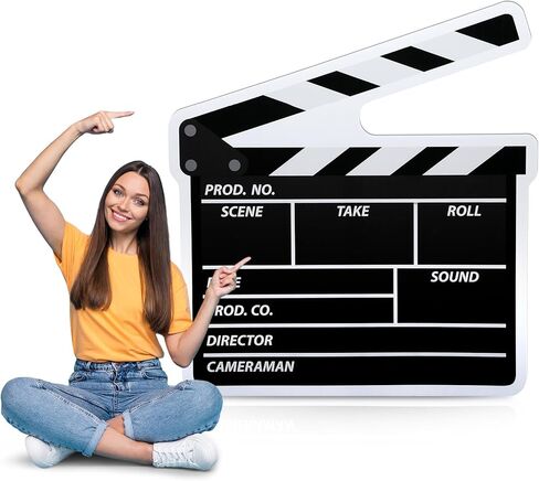 Yooker 6 قدم جائزة الفيلم ليلة ديكور الحفلة السجادة الحمراء كاميرا الوقوف من الورق المقوى انقطاع شمعي موضوع الفيلم حفلة موسيقية جوائز الديكور ليلة الصورة كشك خلفية لمستلزمات الحفلات ذات الطابع الخاص in Kuwait