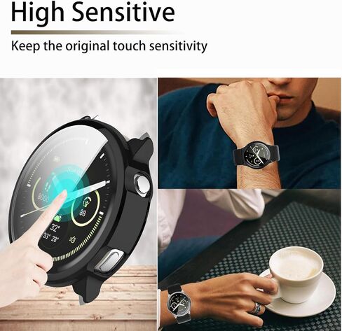 [4-Pack Screen Protector Case Compatible with Garmin Venu 4 45mm Smartwatch, Soft TPU Plated Case Anti-Scratch Cover Rugged Bumper Full Cover Shell for Women Men in Saudi Arabia