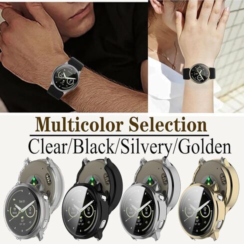 [4-Pack Screen Protector Case Compatible with Garmin Venu 4 45mm Smartwatch, Soft TPU Plated Case Anti-Scratch Cover Rugged Bumper Full Cover Shell for Women Men in Saudi Arabia