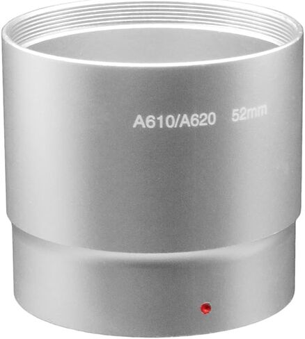 حلقة أنبوبية لمحول عدسة الكاميرا 52 مم لمحول Canon A610/A620 أنبوب محول مرشح Tubus فضي in Saudi Arabia