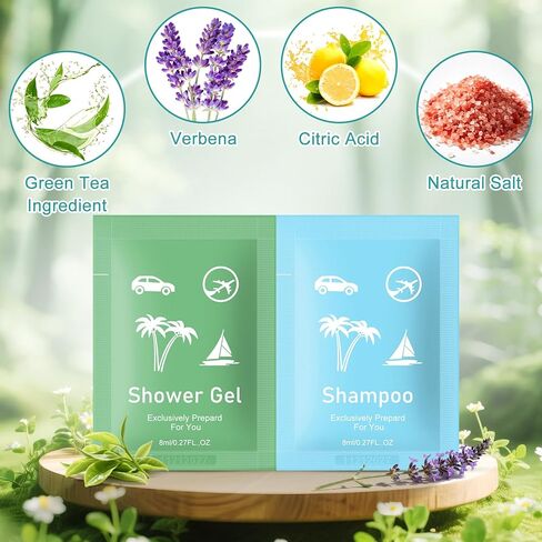 10 Sets Toiletry Kit Travel Size Toiletries Bulk Hygiene Kits Homeless Care Package Supplies in Zip Pouch,Homeless Kit Bulk Perfect for Camping,Hotel,Charity Men Women in Kuwait